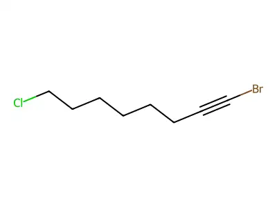 1-Octyne, 1-bromo-8-chloro- structure