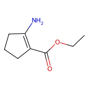 2-Amino-cyclopent-1-enecarboxylic acid ethyl ester structure