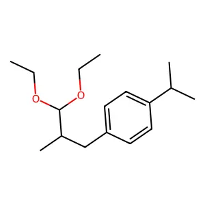 兔耳草醛二乙基缩醛 structure