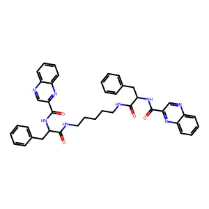 N-[1-oxo-3-phenyl-1-[5-[[3-phenyl-2-(quinoxaline-2-carbonyla structure