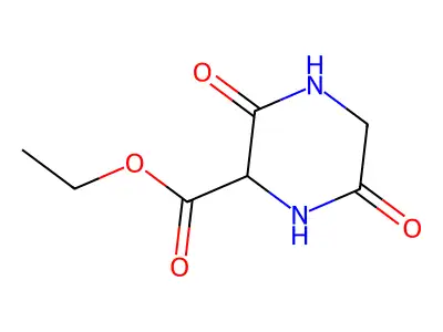 Ethyl 3,6-dioxopiperazine-2-carboxylate structure