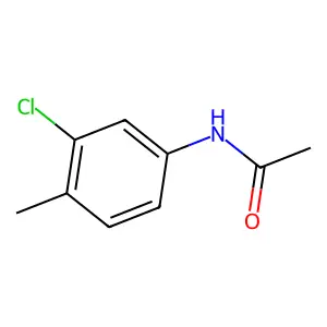 3-Chloro-4-acetotoluidide structure