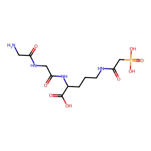 glycyl-glycyl-delta-N-(phosphonoacetyl)ornithine structure