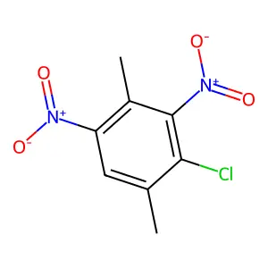 2-Chloro-1,4-dimethyl-3,5-dinitrobenzene structure