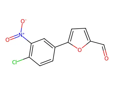 5-(4-Chloro-3-nitrophenyl)furan-2-carbaldehyde structure
