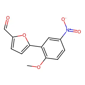 5-(2-Methoxy-5-nitrophenyl)furan-2-carbaldehyde structure