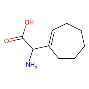氨基(1-环庚烯-1-基)乙酸 structure