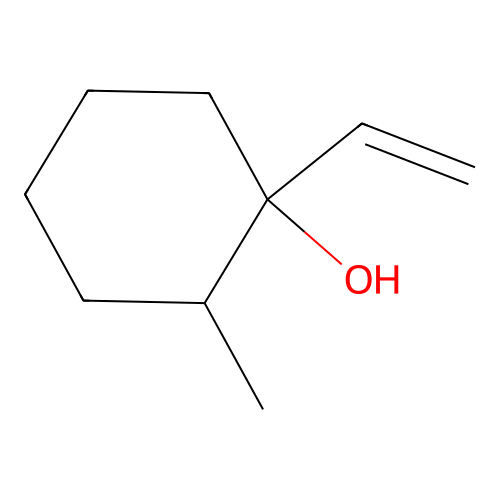 1-Ethenyl-2-methylcyclohexan-1-ol structure