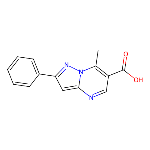 7-Methyl-2-phenylpyrazolo[1,5-a]pyrimidine-6-carboxylic acid structure