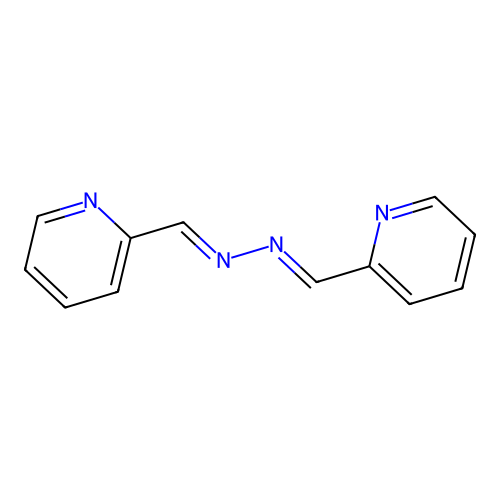 Pyridine-2-carbaldehyde (2-pyridylmethylene)hydrazone structure