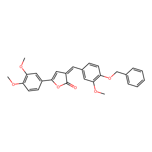 5-(3,4-dimethoxyphenyl)-3-[(3-methoxy-4-phenylmethoxyphenyl) structure