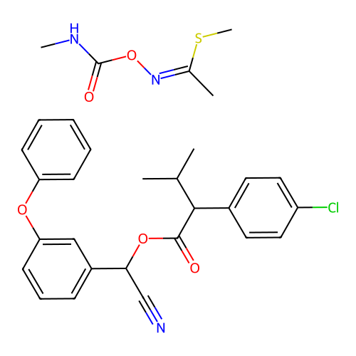 C25H22ClNO3.C5H10N2O2S structure