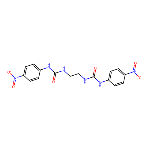 1,1'-Ethane-1,2-diylbis[3-(4-nitrophenyl)urea] structure