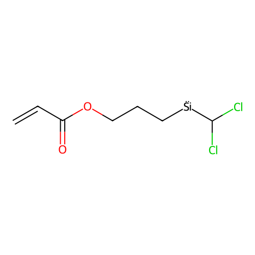 2-Propenoic acid, 3-(dichloromethylsilyl)propyl ester structure
