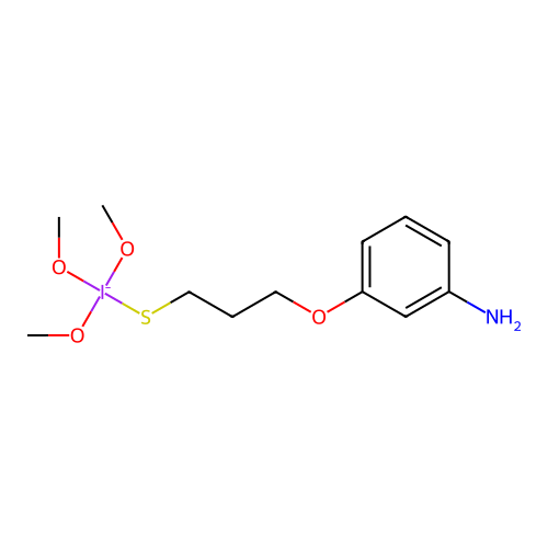 Benzenamine, 3-(3-(trimethoxysilyl)propoxy)- structure