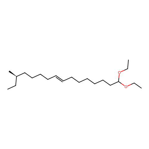 (E,14R)-1,1-diethoxy-14-methylhexadec-8-ene structure