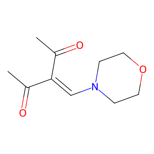 3-Morpholin-4-ylmethylene-pentane-2,4-dione structure