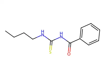 N-(butylcarbamothioyl)benzamide structure