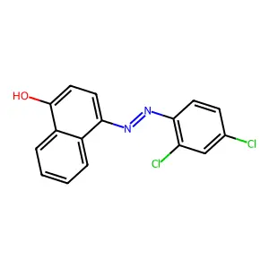 4-[(2,4-Dichlorophenyl)diazenyl]naphthalen-1-ol structure