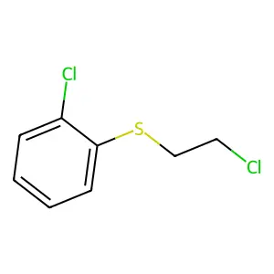 1-Chloro-2-((2-chloroethyl)thio)benzene structure