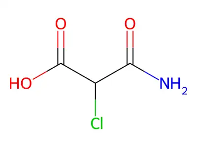 3-Amino-2-chloro-3-oxopropionic acid structure