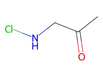 1-(Chloroamino)acetone structure
