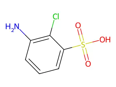 3-Amino-2-chlorobenzenesulphonic acid structure