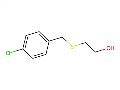 2-(((4-Chlorophenyl)methyl)thio)ethanol structure