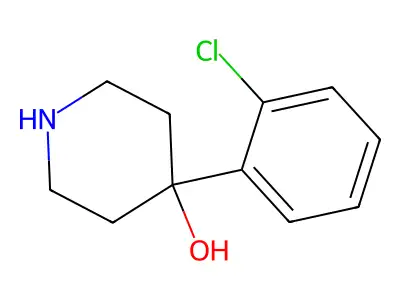 4-(2-Chlorophenyl)piperidin-4-ol structure