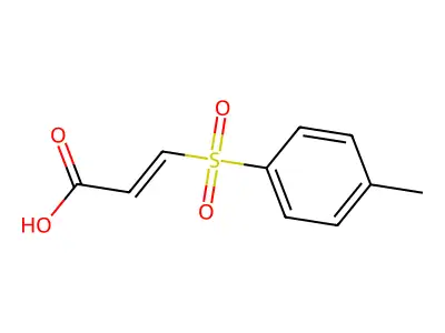 3-(4-Methylbenzene-1-sulfonyl)prop-2-enoic acid structure