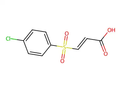 (E)-3-[(4-Chlorophenyl)sulfonyl]acrylic Acid structure