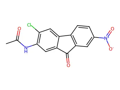 N-(3-Chloro-7-nitro-9-oxo-9H-fluoren-2-yl)acetamide structure