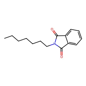 2-heptyl-1H-isoindole-1,3(2H)-dione structure