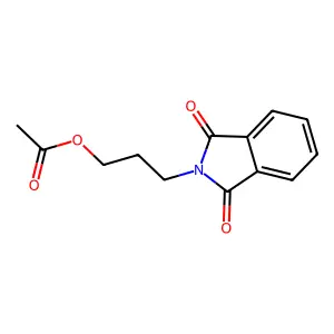 3-(1,3-Dioxoisoindol-2-yl)propyl acetate structure