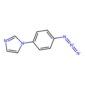 1-(4-Azidophenyl)imidazole structure