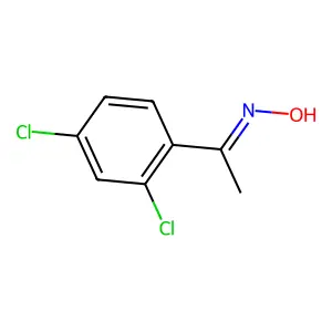 (NE)-N-[1-(2,4-dichlorophenyl)ethylidene]hydroxylamine structure
