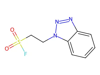 2-(1H-1,2,3-benzotriazol-1-yl)ethane-1-sulfonyl fluoride structure