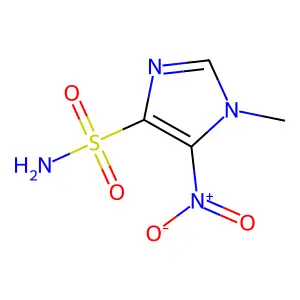 1-甲基-5-硝基咪唑-4-磺酰胺 structure