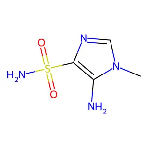 5-氨基-1-甲基咪唑-4-磺酰胺 structure