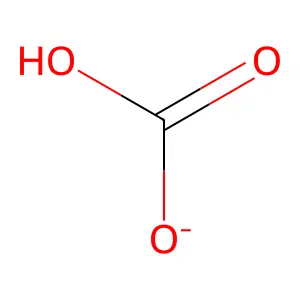 碳酸氢盐 structure