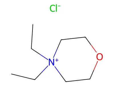 4,4-Diethylmorpholin-4-ium structure