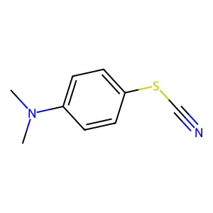 p-Dimethylaminophenyl thiocyanate structure
