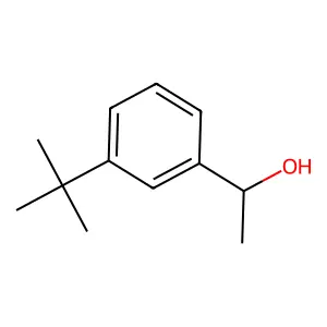 Benzenemethanol, ar-(1,1-dimethylethyl)-alpha-methyl- structure