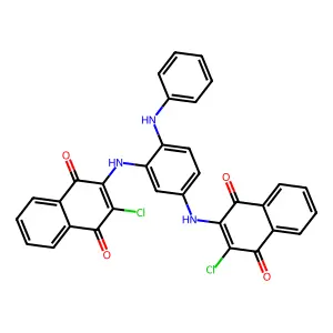 2-[4-anilino-3-[(3-chloro-1,4-dioxonaphthalen-2-yl)amino]ani structure