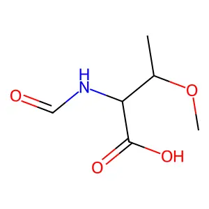 2-Formamido-3-methoxybutanoic acid structure