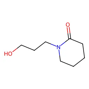 1-(3-Hydroxypropyl)piperidin-2-one structure