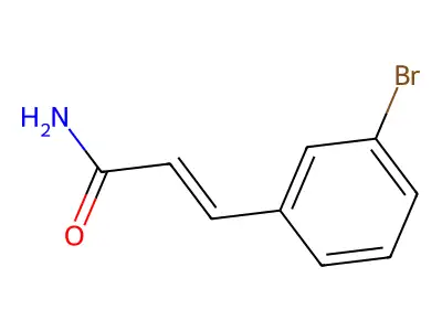 3-(3-溴苯基)丙-2-烯酰胺 structure