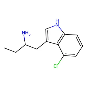 Indole, 3-(2-aminobutyl)-4-chloro- structure