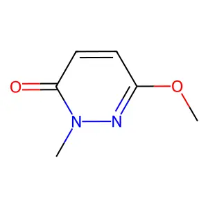 1-Methyl-3-methoxy-6-pyridazone structure