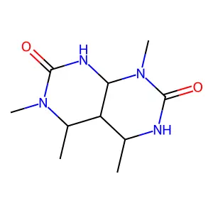 Pyrimido[4,5-d]pyrimidine-2,7(1H,3H)-dione, hexahydro-1,4,5,6-tetramethyl- structure